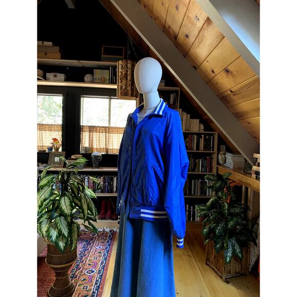 Vintage Bomber Jacket Blue - Picture 6 of 14